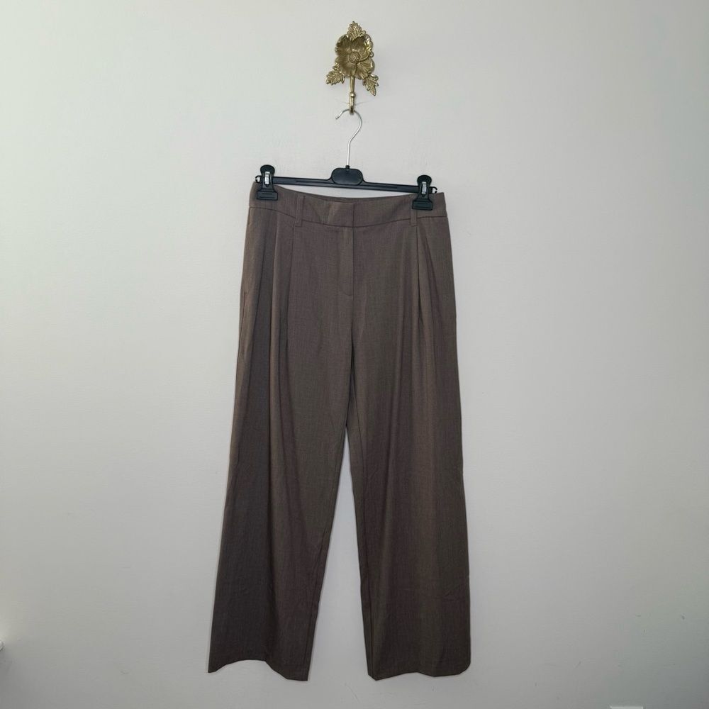 Dynamite Wide Leg Pleat Front Trousers 4